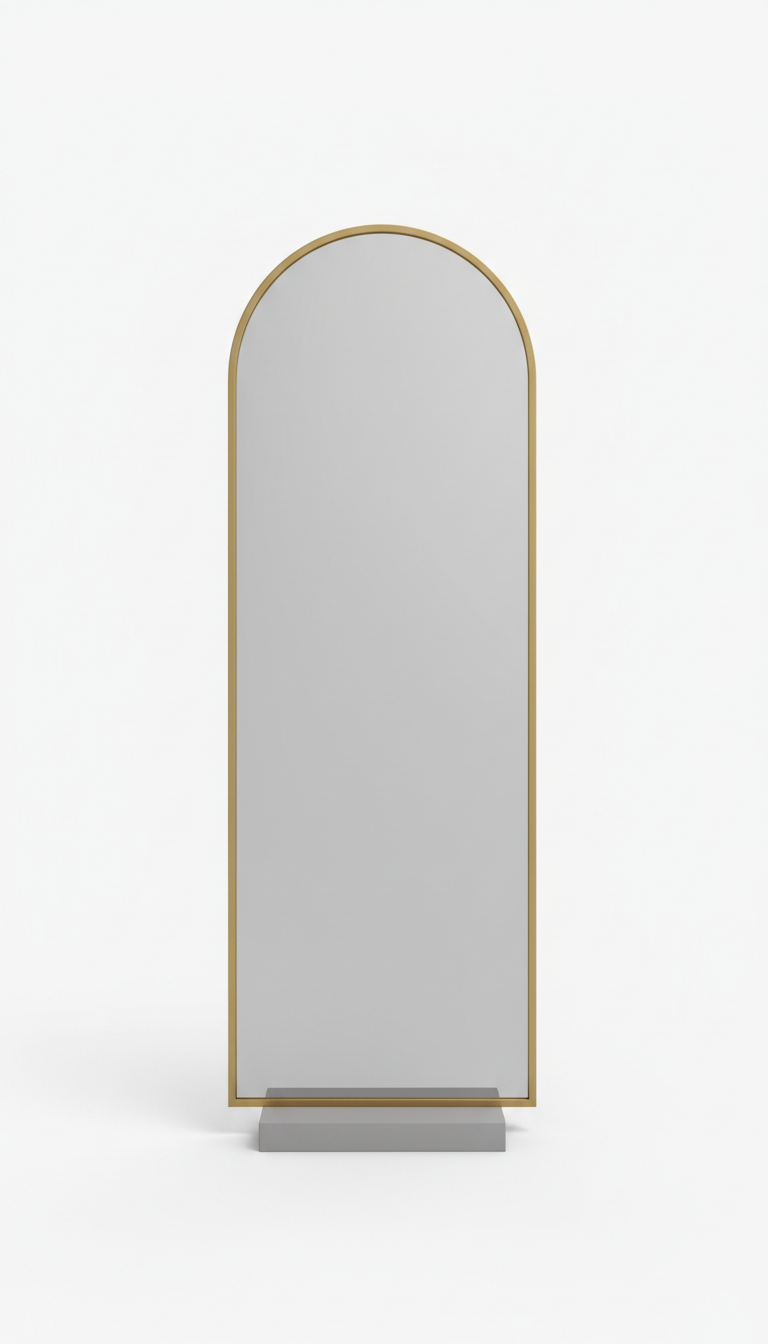Ellipse Arch Floor Mirror